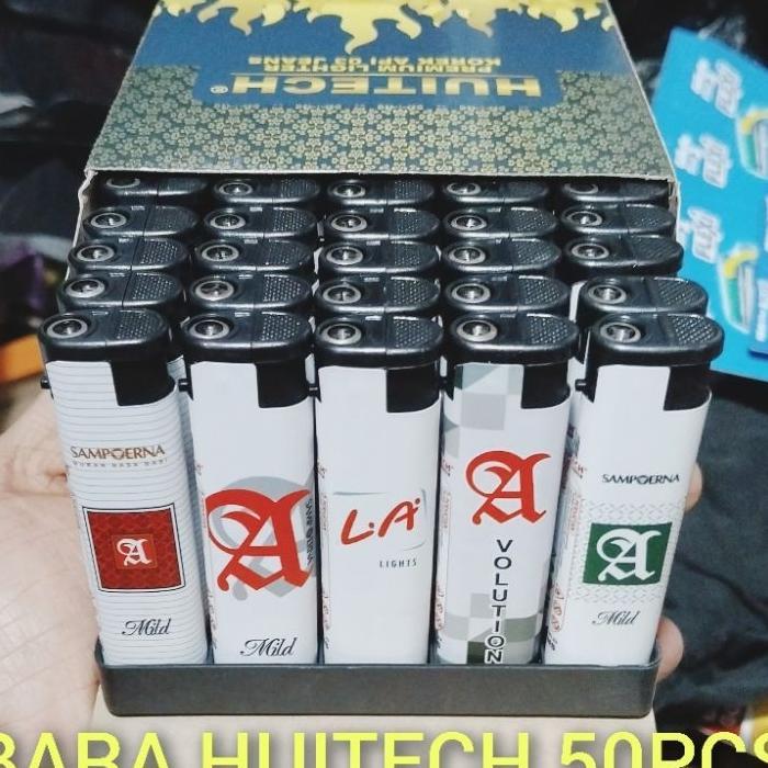 Korek Api Bara 50 Pcs Anti Angin Isi Ulang