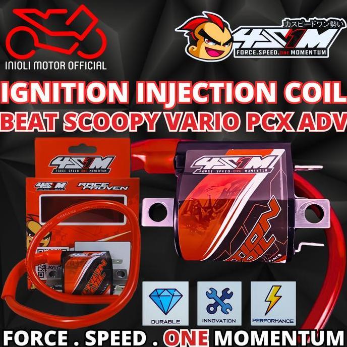COIL KOIL KUIL RACING 4S1M BEAT SCOOPY VARIO PCX ADV GENIO SYTLO DELUXE FI ESP OLD BOHLAM LED NEW PR