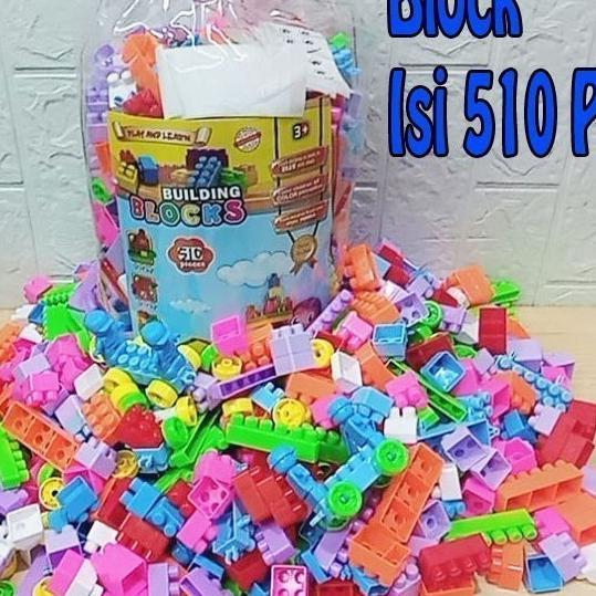 Mainan Lego Block Isi 510 Pcs Edukasi Building Brick Anak Edukatif