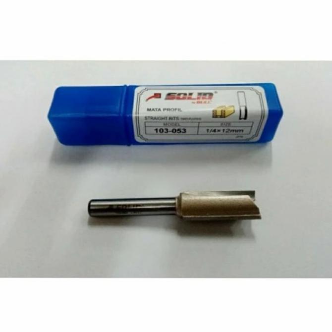 Solid Mata router profil lurus 6mm 8mm 10 mm 12 mm straight bit 103-
