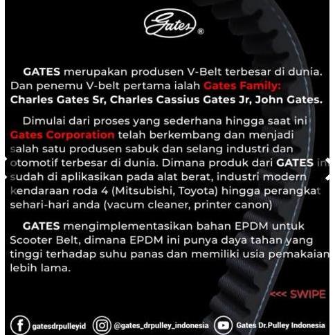 VAN BELT SET GATES POWERLINK ADV 150 PCX 150 LOKAL K97 ROLLER DR PULLEY 17 GRAM 17GR GATES ORI ORIGI
