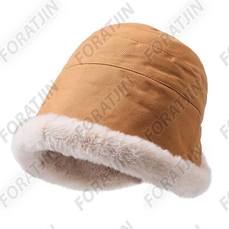 HOT PRODUCT Foratjin-Topi Bucket Bulu Korea Topi Ember Noodys Unisex Dewasa