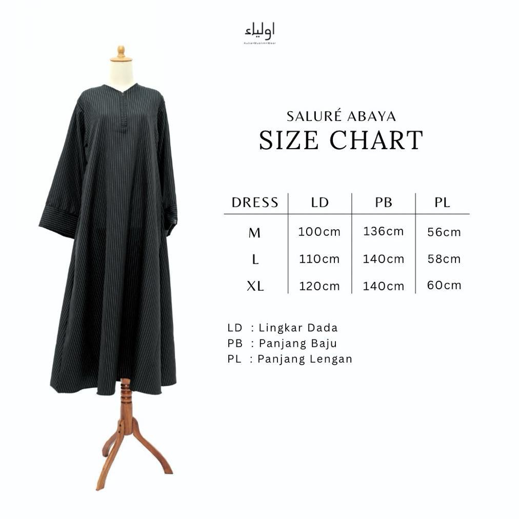 HOT PRODUCT Auliashop - SALUR ABAYA | Abaya Stripe Semiwool | Abaya Muslim Motif Salur Elegant