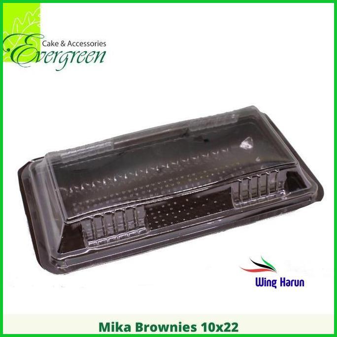 sehat mika brownies 22x10cm warna coklat