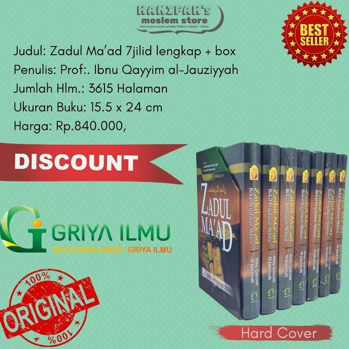 Zadul Maad Zadul Ma Ad Zadul Ma'ad Komplit 7 Jilid + Box ORIGINAL