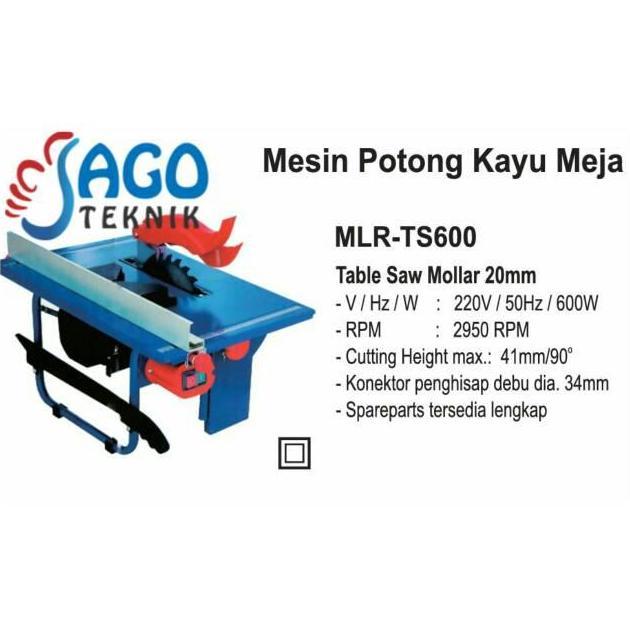 Mesin Table Saw Mollar Ts600