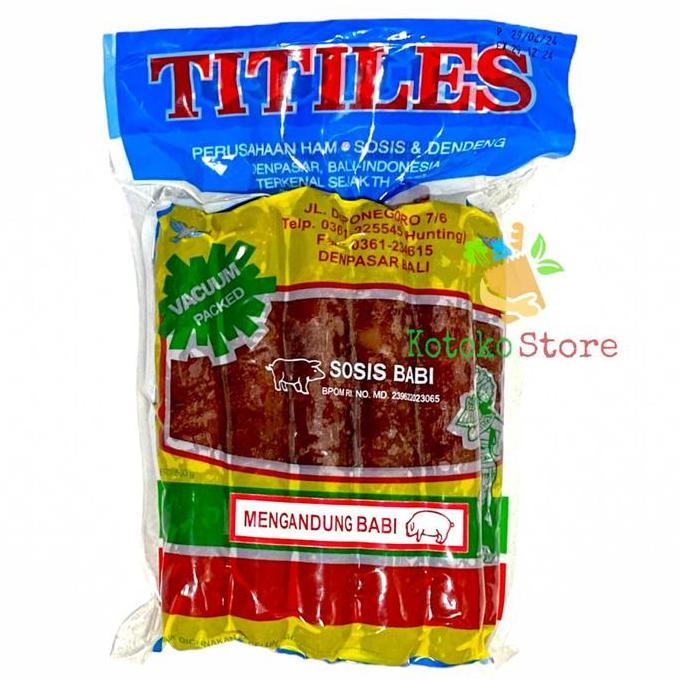Lapciong Titiles Bali / Sosis Babi Titiles Bali 500gr