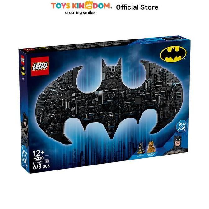 Toys Kingdom LEGO Dc Batman Logo Set 678 pcs 76330 - Hitam Balok Susun Building Blocks Mainan Konstr