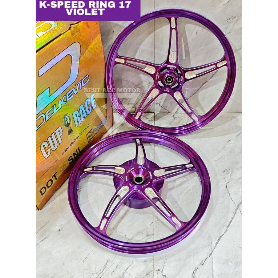 VELG DELKEVIC RING 17 BINTANG LAUT BEAT SCOOPY GENIO VARIO 110 MIO SPORTY VELG DELKEVIC KSPEED RING 