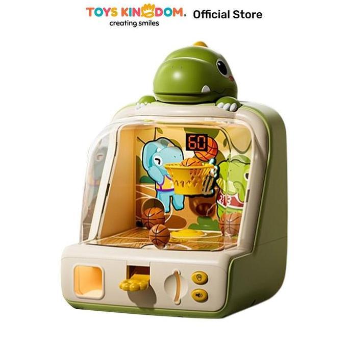 Toys Kingdom Kiddy Fun Playset Dinosaur Basketball Shooting Machine - Mix Permainan Anak Bermain Edu