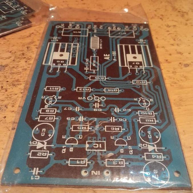 PCB POWER AMPLI 100WATT 100 WATT MONO SERIES BAHAN PERTINAX BBM27