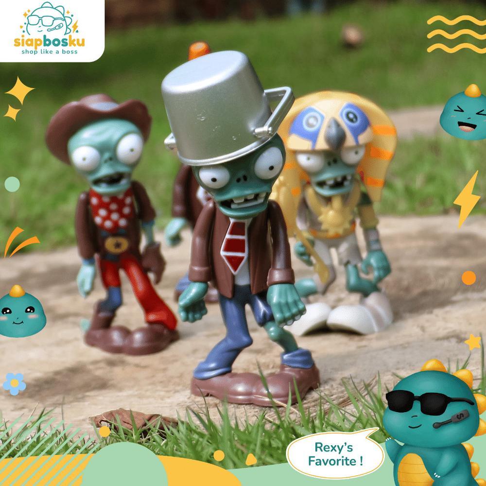 MAINAN ANAK PLANTS VS ZOMBIES 2 SET ACTION FIGURE TEMBAK PLANT VS ZOMBIE PVZ
