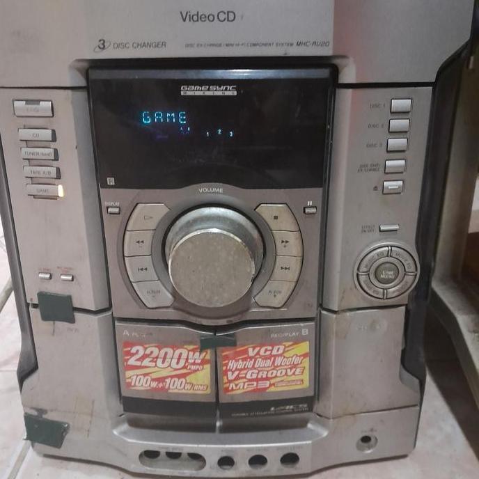 COMPO SONY HCD MHC-RV20  MHC RV20 + BLUETOOTH AUDIO USED BEKAS BBM27