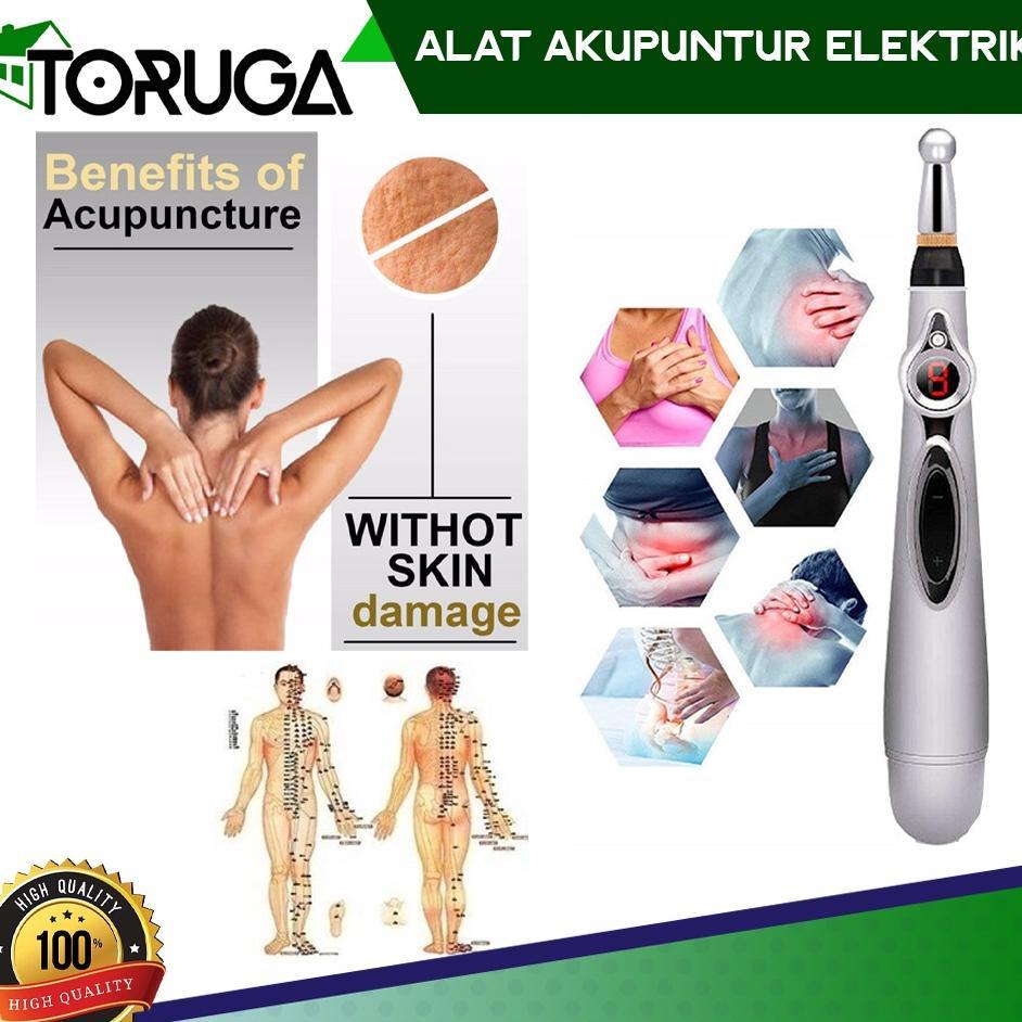 Electric Acupunture Pen Pijat Laser Therapy Meridian Refleksi Pena Alat Akupuntur Terapi Df-618 Mass