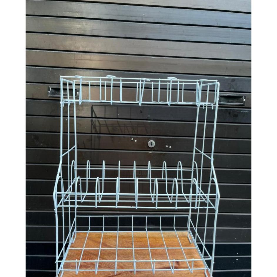 Rak Piring Susun 3 Rak Dapur Rak Dinding Rpl 03