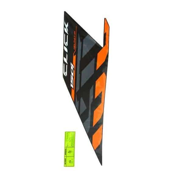 Sticker Body Hitam Oranye Kanan New Vario 150 eSP K59J K59