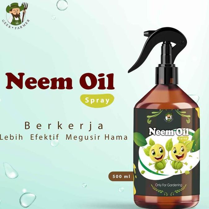 Insektisida Organik Cair Spray Neem Oil 500ml (Geek Farmer)