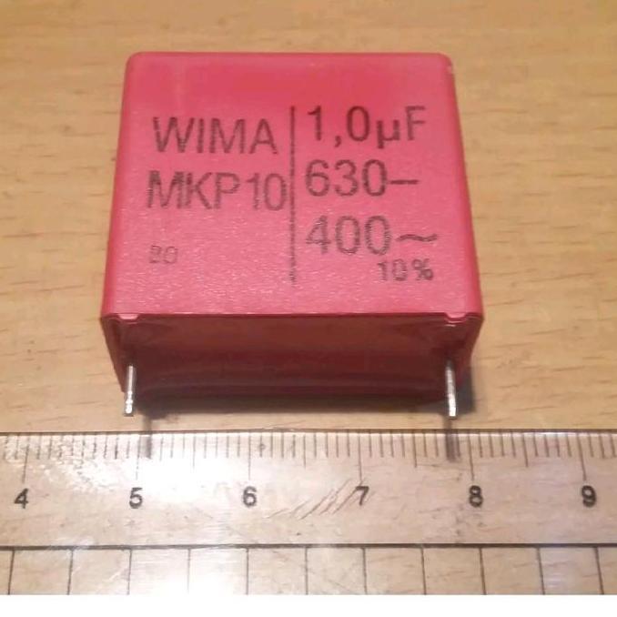 CAPACITOR MKP10 1 UF 1UF / 630V / 400V WIMA BBM27