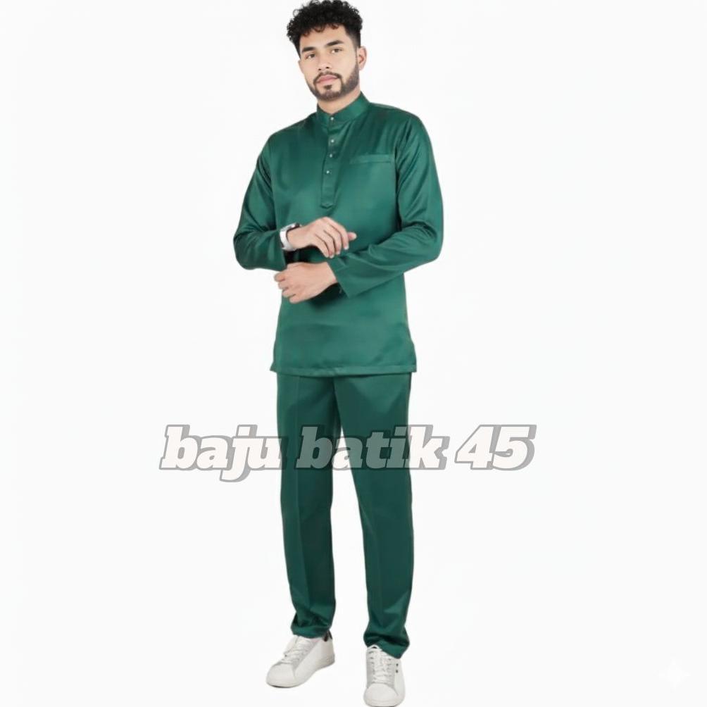 BIG SALE satu set dengan celana baju kurung Melayu baju teluk belanga baju melay