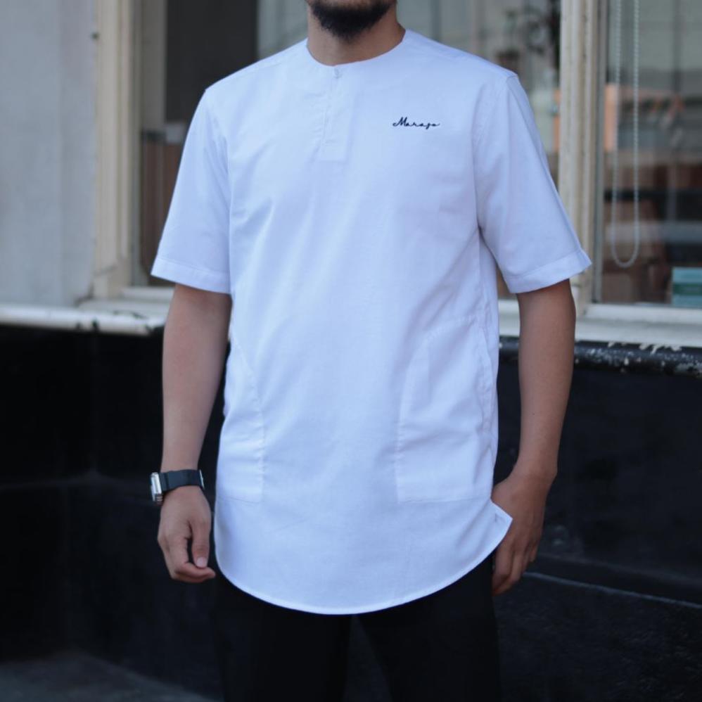 HOT PRODUCT Marajo Baju Koko Kurta Pria Lengan Pendek Casual Polos