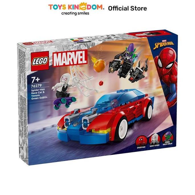 Toys Kingdom LEGO  Marvel Spiderman Race Car And Venom Green Goblin 76279