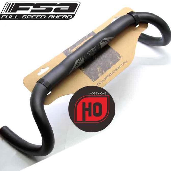 FSA ADVENTURE COMPACT ALLOY BLACK DARK GREY Gravel Cyclocross Handlebar Dropbar