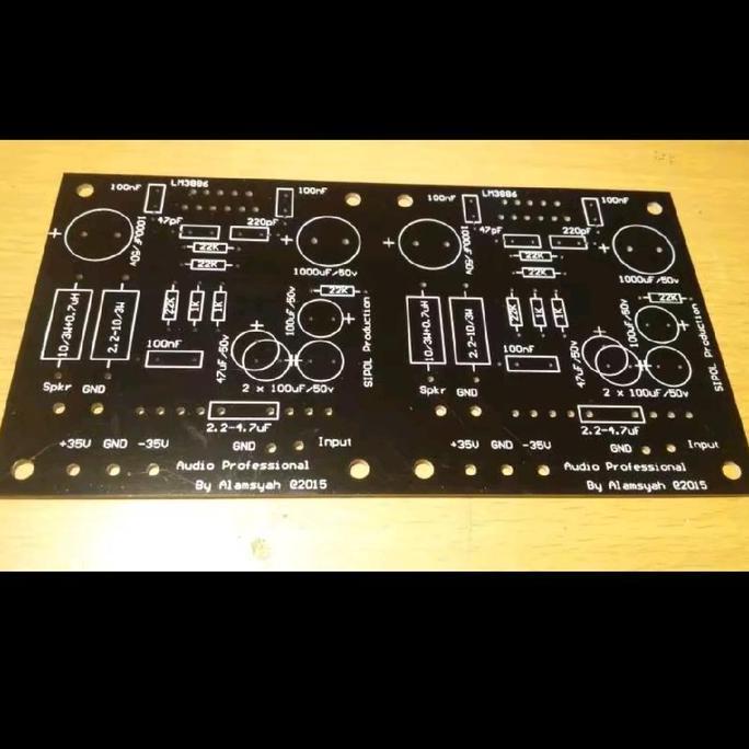 PCB GAIN CLONE 3886 STEREO PERTINAX BBM27