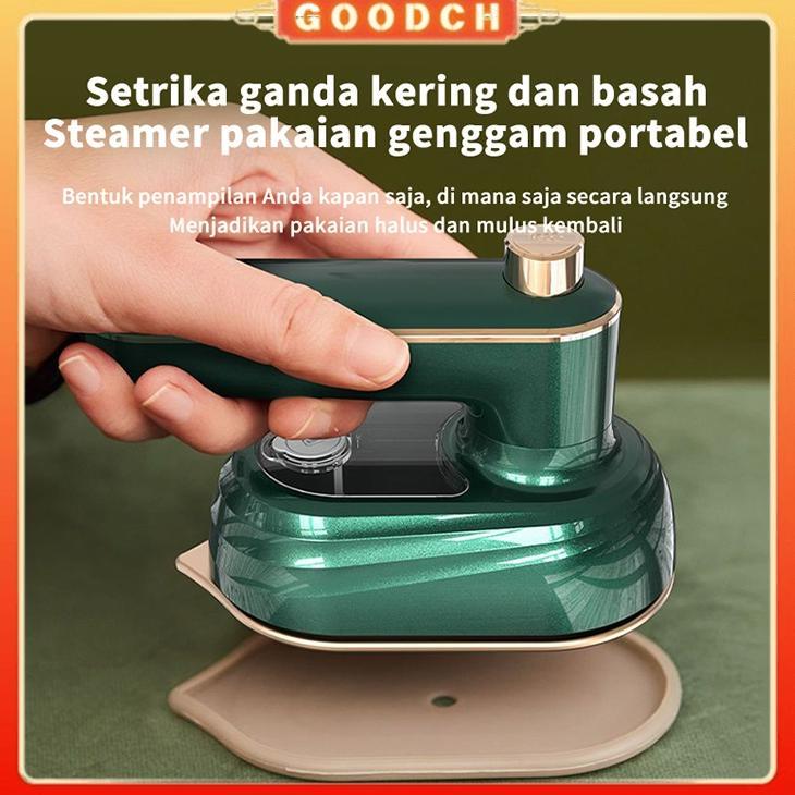 Big Sale Goodch Setrika Portable Mini Uap Alat Setrika Genggam Anti Kerut, Usb Rechargeable, Mudah D