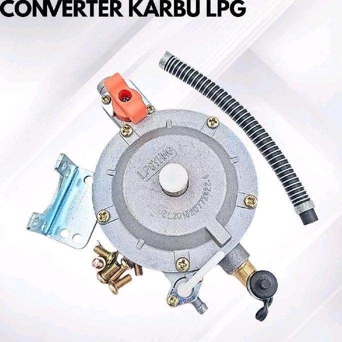 DF210 - Konverter Converter LPG Peganti Bahan Bakar Bensin Ke Bahan Bakar Gas LPG Gx160 Gx200 Bisa U