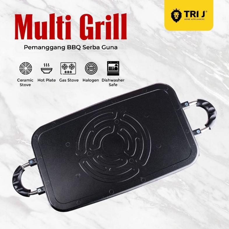 ORIGINAL MULTI GRILL PAN TRI-J  / PANGGANGAN PAN / PANGGANGAN SERBAGUNA / PANGGANGAN DUA SISI / ALAT