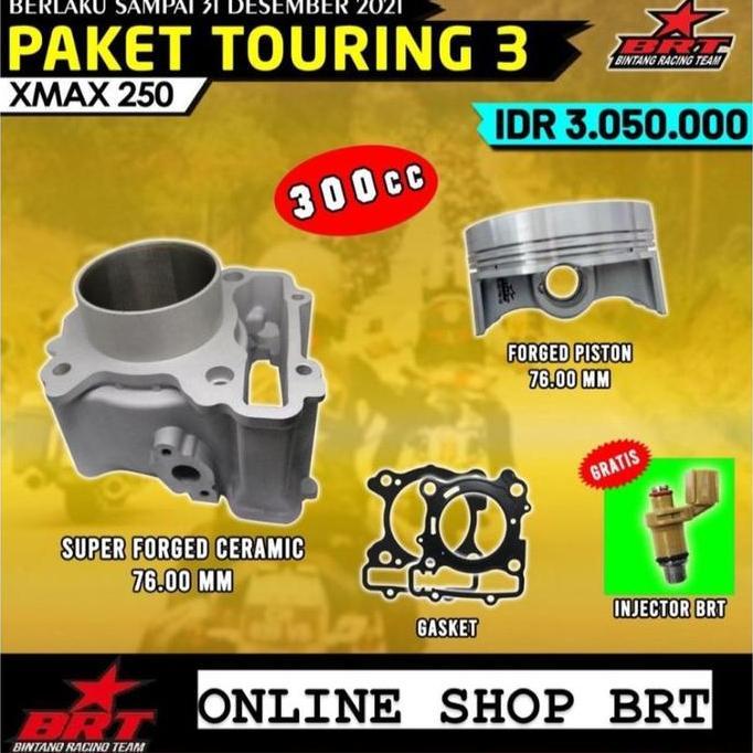 BRT BLOK PISTON CERAMIC XMAX 250 76mm