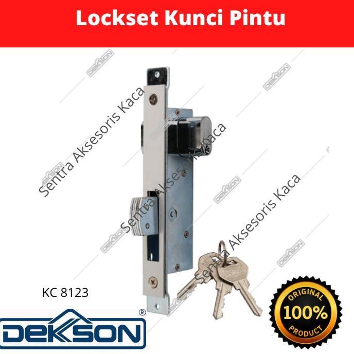 Termurah Kunci Pintu Aluminium Dekkson Set/Lockset Dekkson - Kc 8123