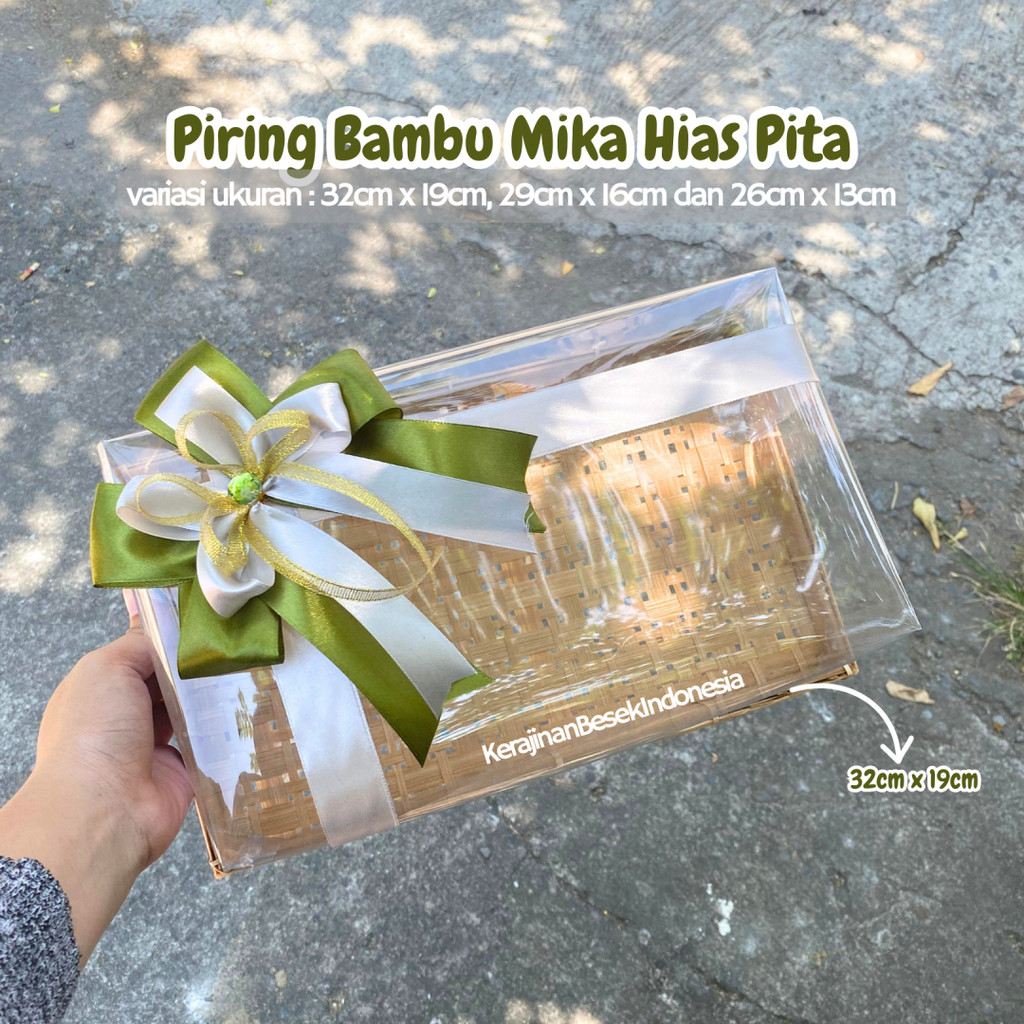 BOX HANTARAN BONUS PITA Piring sate mika pita kotak hampers seserahan unik murah