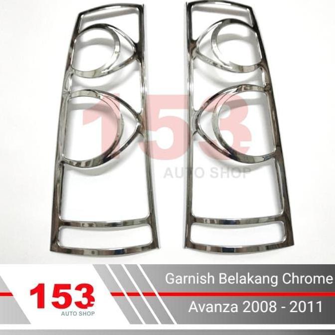 TERBARU - Garnish Belakang Chrome Avanza/Xenia 2008 - 2011