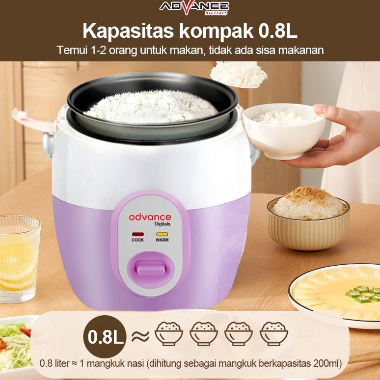 New Deals Advance Magic Com G-08 Rice Cooker 0.8 Liter Rice Cooker Mini Magic Com Kecil Rice Cooker 