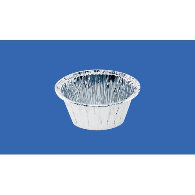 Dispo- Aluminium Model Cup Rx-2150 - @100Pcs - Dah Aluminium Foil Bulat Rx 2150
