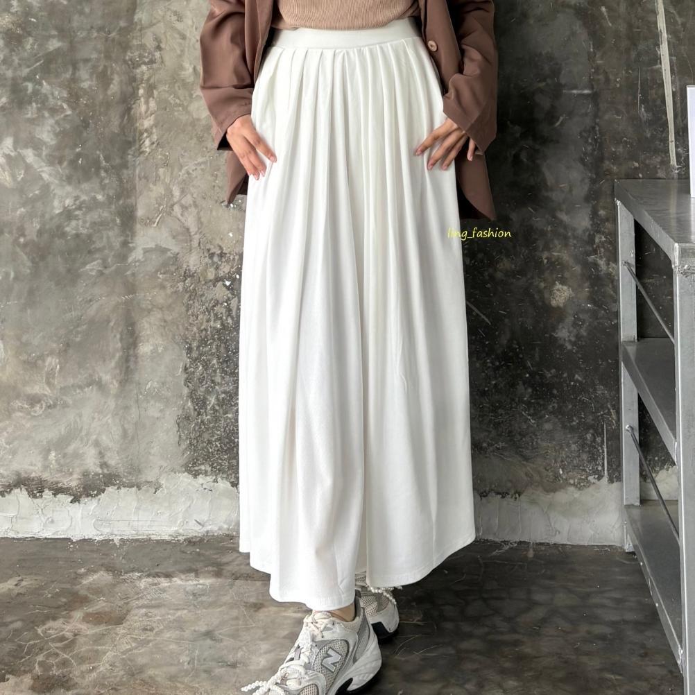 termurah celana kulot kaki lebar model rok premium import/kulot lebar/kulot rok/kulot rempel