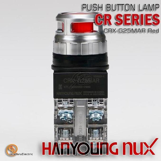 Kit- Push Button Lamp Hanyoung Crx-G25Mar Crx-G25Ma / Cr-254-2 Merah Red