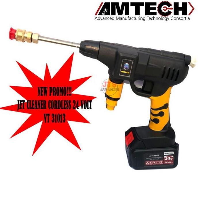 Amtech HPW 24V Cordless Jet Cleaner Mesin Cuci Motor Mobil AC Baterai
