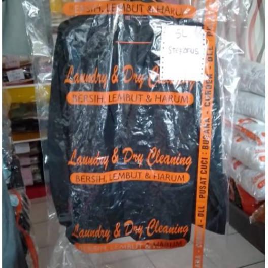 Plastik Packing Laundry Satuan | Plastik Packing Jas | Plastik Sablon Laundry Satuan