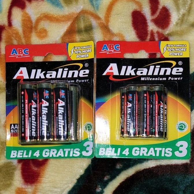 Baterai Abc Alkaline Aa Dan Aaa  Isi 7 Dan Isi 6