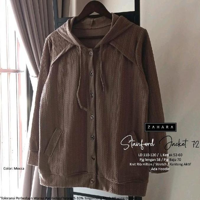 TERKINI jaket wanita terbaru jaket bahan kaos uniqlo knit original #25 zaharaa Outer TERKINI