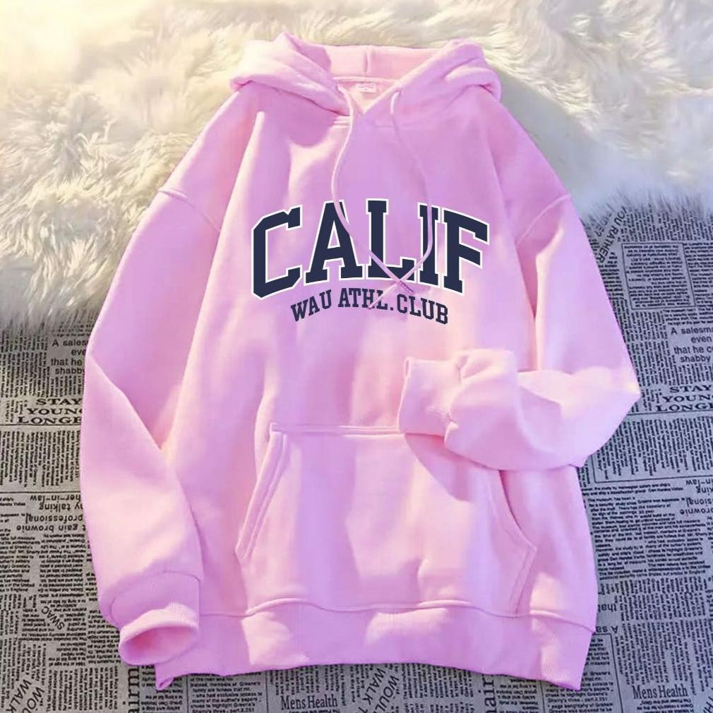 pengiriman cepat Sweater Hoodie CALIF CLUB Jaket Jumper Pria Wanita Size M L XL XXL Bahan Babyterry