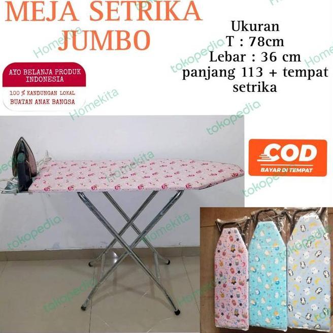 Meja Setrika Lipat Meja Setrika Berdiri Ukuran Besar