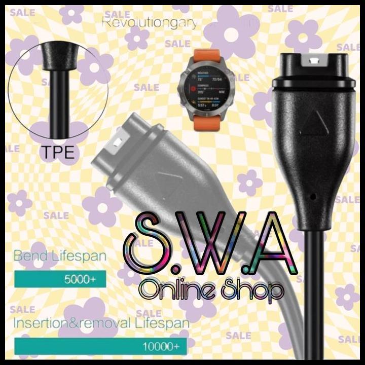 Best Seller Garmin Fenix 8 7 6 Pro Saphire Solar Casan Cas Charger Charger Tipe Type C A Usb Port Ca