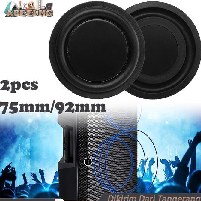 CIEN Isi 2 Diafragma Bass Radiator Pasif Speaker 75/92mm Radiator Speaker