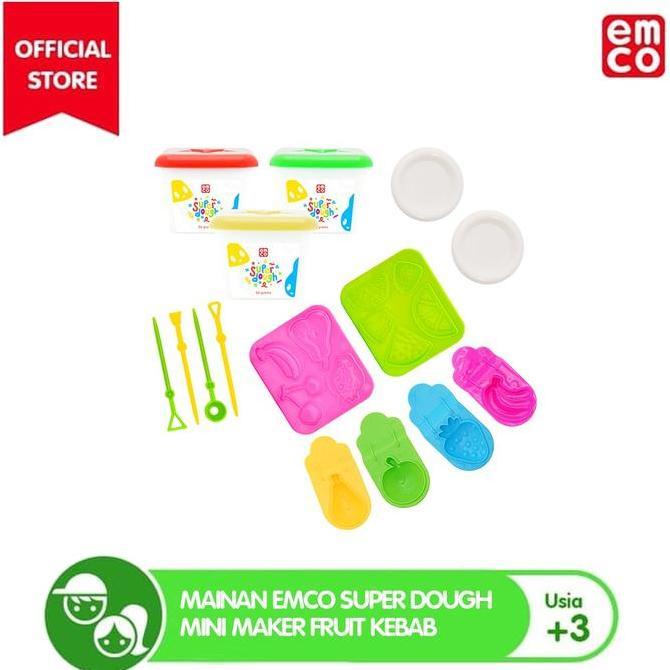 Mainan EMCO Super Dough Mini Maker Fruit Kebab