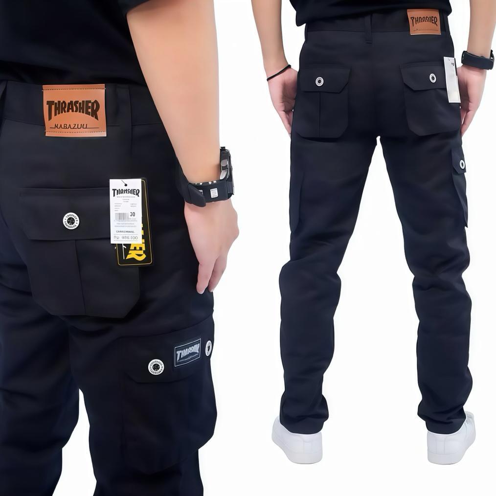 NEW Celana Cargo Panjang, Celana Cargo Original, Celana Cargo Thrasher Premium Quality Size 27-38