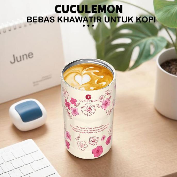 Dispo- Cuculemon Dital Smart Display Coffee Tumbler 450Ml Tamler Hot Cool Stainless Steel Tumbler Co