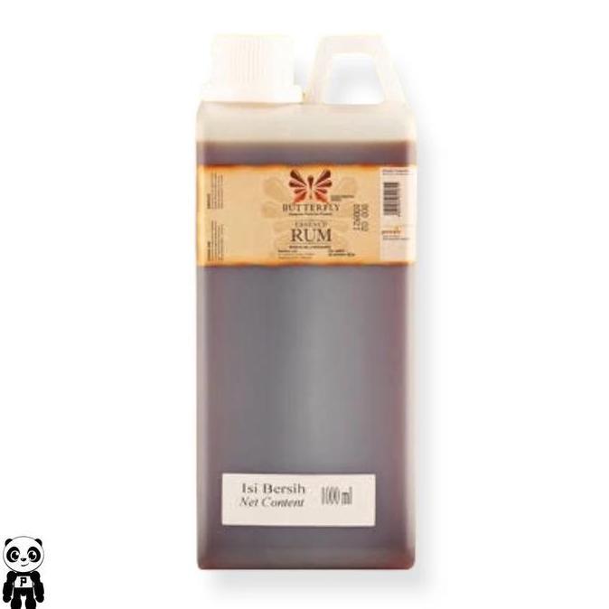 Disc- Butterfly Rum Essence 1 Liter Rhum Jamaica 1L Esens Rum Kupu Kupu Untuk Kue